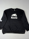 Roots Beaver Logo Crewneck – Black (XL)