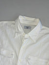Lee Premium Quality White Utility Shirt – Zip Chest Pockets (S/M)