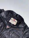 Vintage Pure Leather Biker Jacket Black Womens (S)