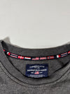 Youngpolo Vigor Colorblock Crewneck Sweatshirt  Grey/Black (XL)