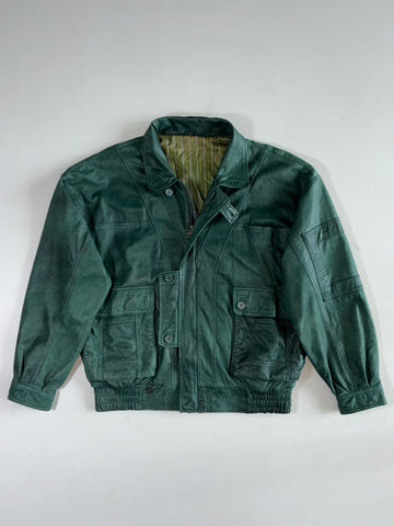 Vintage Premium Original Leather Jacket (XL)