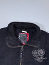 Esprit Marathon Embroidered Ribbed-Collar Jacket Black, Size (M/L)