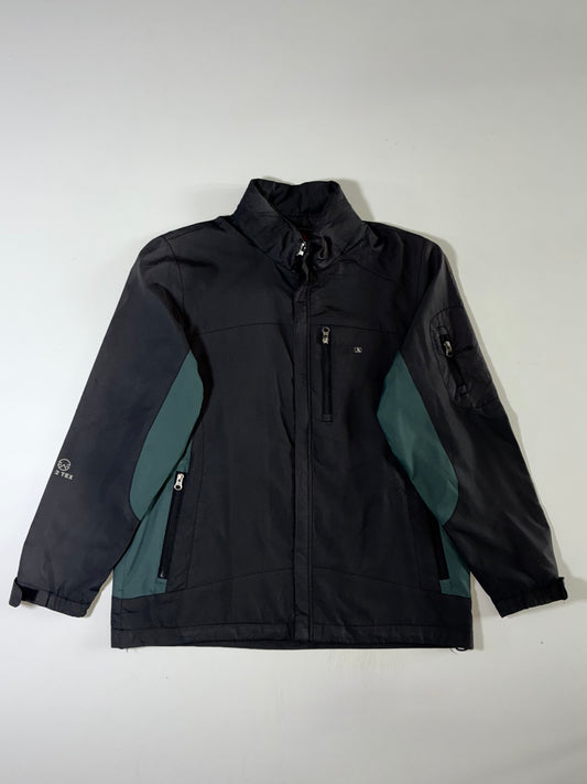 K2 Black & Green Outdoor Windbreaker Jacket (M/L)