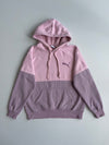 Puma Retro Colourblock Pink & Mauve Pullover Hoodie(S)