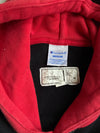 Champion x :Chocoolate Red & Black Colorblock Hoodie – Script Logo – (M)