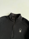 Spyder | Black 1/4 Zip Fleece Pullover | (2XL)