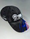 Vintage Yamaha Factory Racing Black Flame Embroidered Cap (Adjustable)