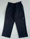 Dickies Double Knee Black Work Pants (W:34|L:44)