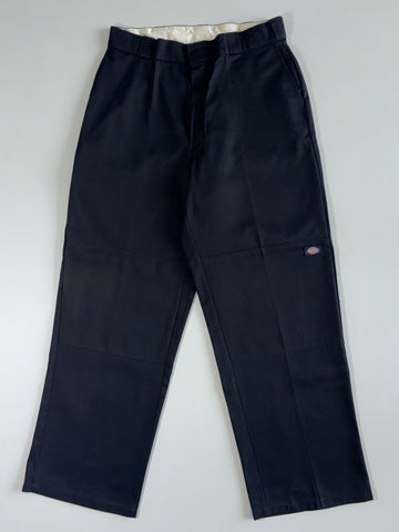 Dickies Double Knee Black Work Pants (W:34|L:44)