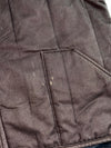Red Kap | Vintage Made in USA Brown Quilted Work Vest "Bill" Embroidered (2XL)