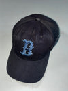 MLB Boston Red Sox Black Cap – Sky Blue “B” Logo (Adjustable)