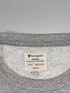 Champion Script Logo Crewneck Sweatshirt – Grey (M)