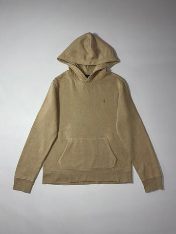 Polo Ralph Lauren Tan Pony Logo Pullover Hoodie (S)