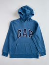 GapKids Blue Arch Logo Hoodie (S)