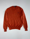Polo Ralph Lauren V-Neck Sweater, Burnt Orange, Size( L)