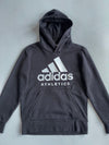 Adidas Athletics Logo Hoodie | Black | Big Spellout (M)