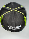 Vintage Kawasaki Racing Team Black Green Cap (Adjustable)