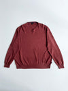 BOSS Hugo Boss Rust Maroon V-Neck Sweater (XL)