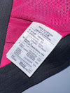 Nike Vintage Black Track Jacket with White & Grey Stripe (Xs)