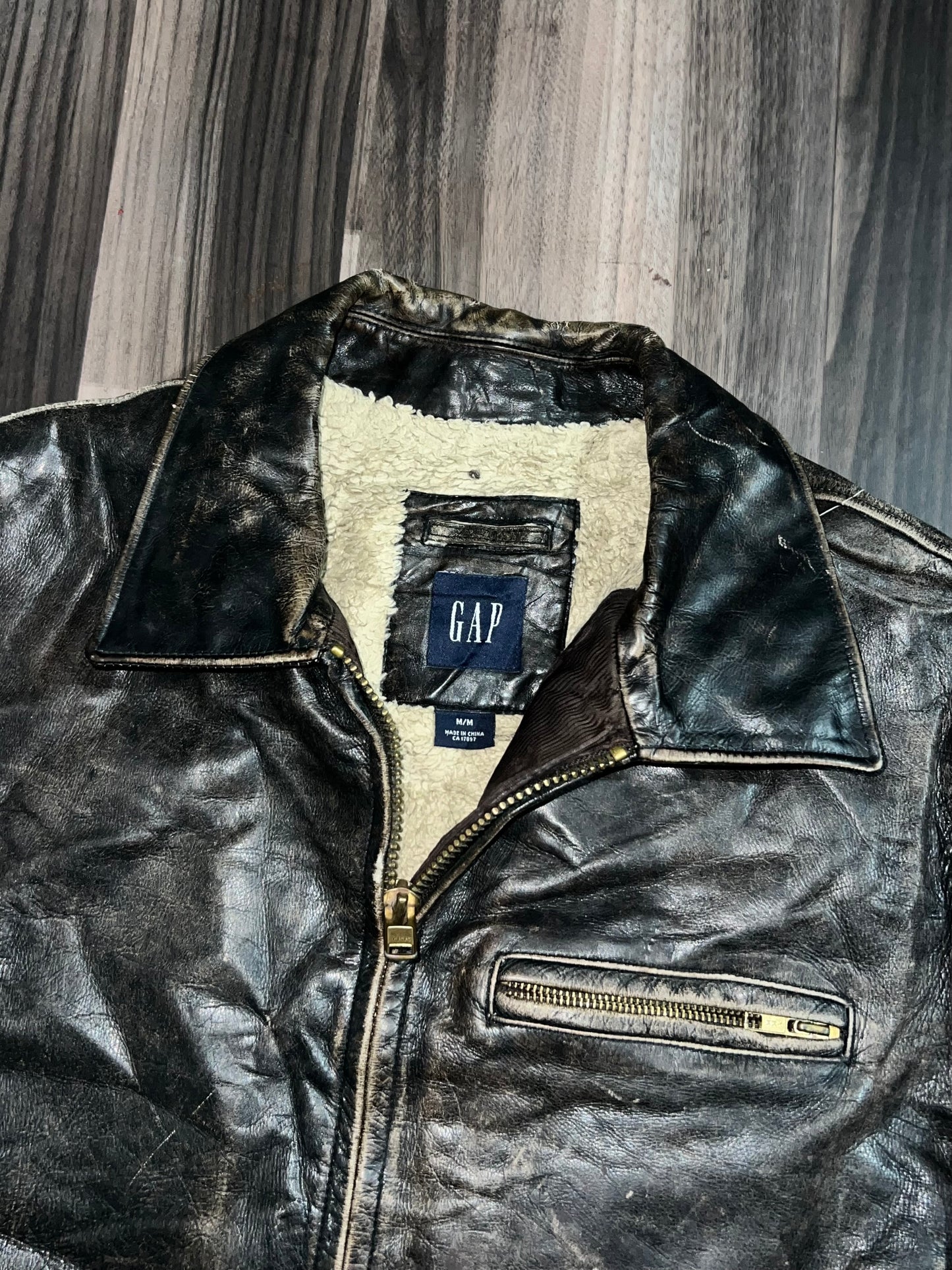 ZGAP ORIGINAL Leather Jacket (RARE) (L/XL)