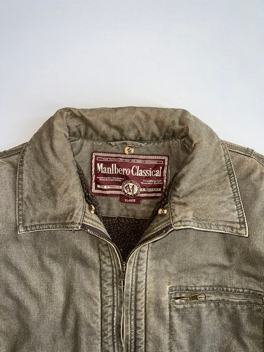 Manlbero Classical Heavy canvas workwear jacket Marlboro Inspired (Xl)