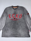 Ecko Unlimited Acid Wash Long Sleeve Tee Grey (XL)