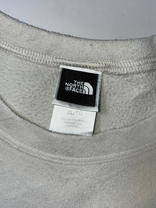 The North Face White Fleece Crewneck Sweatshirt (2XL)