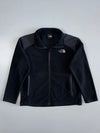 The North Face Polartec Full Zip Fleece Jacket | Black Grey Panel (L)
