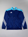Adidas Sereno 14 Navy & Sky Blue Track Jacket  (S)