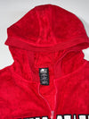 Vintage Ohio State Buckeyes Starter Fleece Full Zip Hoodie Red (M)