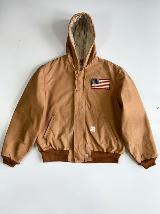 Carhartt WIP Original Active Hooded Hard Cotton Heavy Jacket (XL/2XL)
