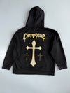 Campblue Embroidered Gothic Hoodie (XL)
