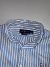 Ralph Lauren Slim Fit Stretch Oxford Striped Shirt (M)