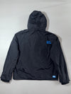Vintage Superdry Black Blue Hooded Windcheater Jacket (2XL)