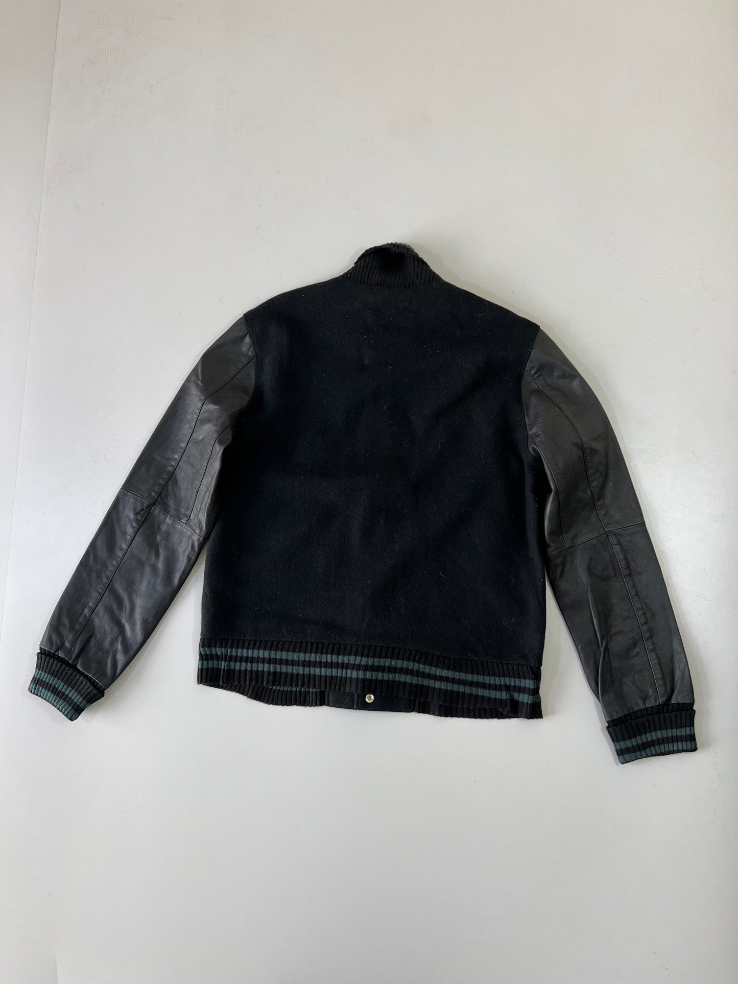 ZSuper Premium Vintage Varsity Jacket Leather Sleeves (L)