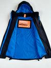 Superdry Windhiker Fleece-Lined Hooded Jacket – Black/Cobalt Blue (M)
