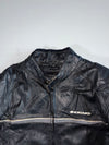 Bering Black & Grey Leather Racer – Knox CE Protection (Completely  Padded) (L)