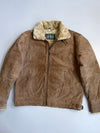 ZUltra Premium Original Pure Sued Leather Jacket (RARE) (Fur Inside) (L)
