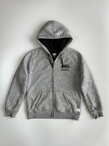 Roots Canada Sherpa-Lined Full-Zip Hoodie (L)