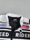 Fast Lane Speed Fighter 74 Street Equipment Racing Motorcycle Jacket Multi-Sponsor Patches (M)