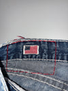 True Religion Super T Heavy Distressed Jeans (W:32) (L:42.5)