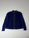 Vintage Fila Navy Blue Wool Knit Zip-Up Jacket Women’s (XL)