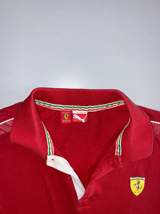 Puma x Scuderia Ferrari F1 Team Polo T-Shirt – Rosso Corsa Red (L)