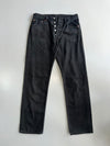 Levi’s 501 Black Denim Jeans (W:32) (L:42)