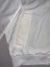 Tommy Hilfiger White Hooded Zip-Up Windbreaker Jacket (L)