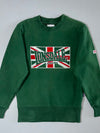 Lonsdale London Union Jack Logo Sweatshirt Green (XS)
