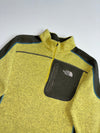 The North Face Colorblock Quarter Zip Sweater Fleece – Lime/Olive women’s (M)