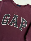 Vintage Gap Maroon Arch Logo Crewneck Sweatshirt (S)