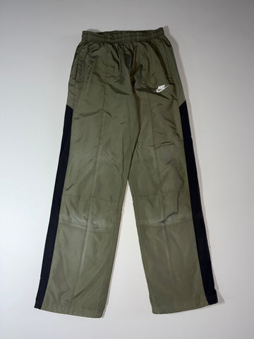 Nike Nylon Track Pants – Olive/Black  (W:26) (L:41)