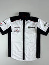 Benelli Selenia MotoGP Team Shirt – Dunlop Racing | White & Black (M)